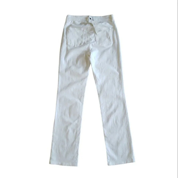 Eileen Fisher Women's Organic Cotton Stretch Denim High Rise Straight Leg Jeans - Picture 6 of 14